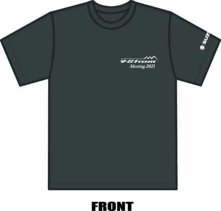 Vストロームミーティング2021 オリジナルTシャツ(FRONT)