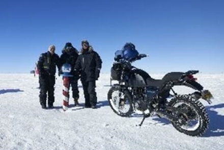 ロイヤルエンフィールド 南極走破プロジェクト28日間で走破！