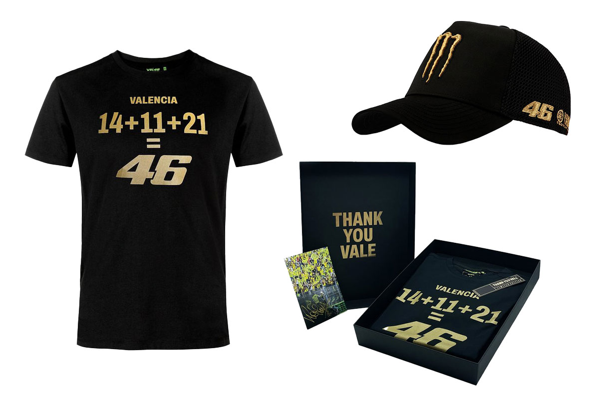 VR46 V.ロッシ選手  プレミアム　　限定tシャツbox 直筆サイン  XL