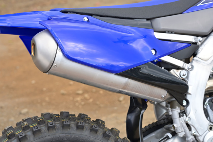 YAMAHA YZ250FX（2022年モデル）サイレンサー