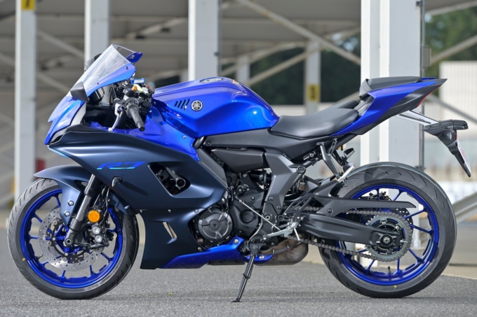 ヤマハ 2022年モデル YZF-R7 (8BL-RM39J) 左サイドビュー