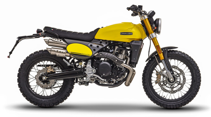 モータリストは大阪/東京モーターサイクルショーに初出展 FANTIC CABALLERO SCRAMBLER 500