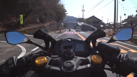 バイクのお兄さん、ありがとう。