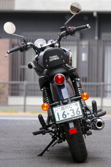 ROYAL ENFIELD METEOR 350 リヤビュー