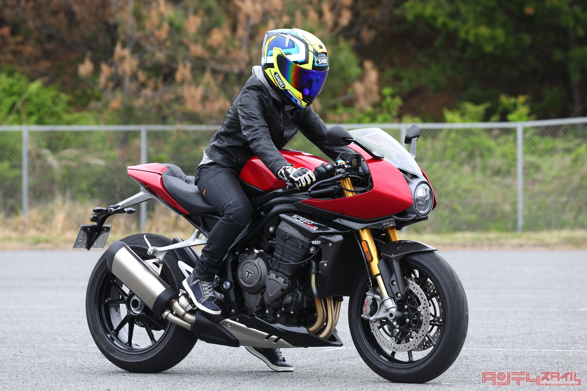 155cmライダーの足つき＆プチインプレ“TRIUMPH SPEED TRIPLE 1200RR ...