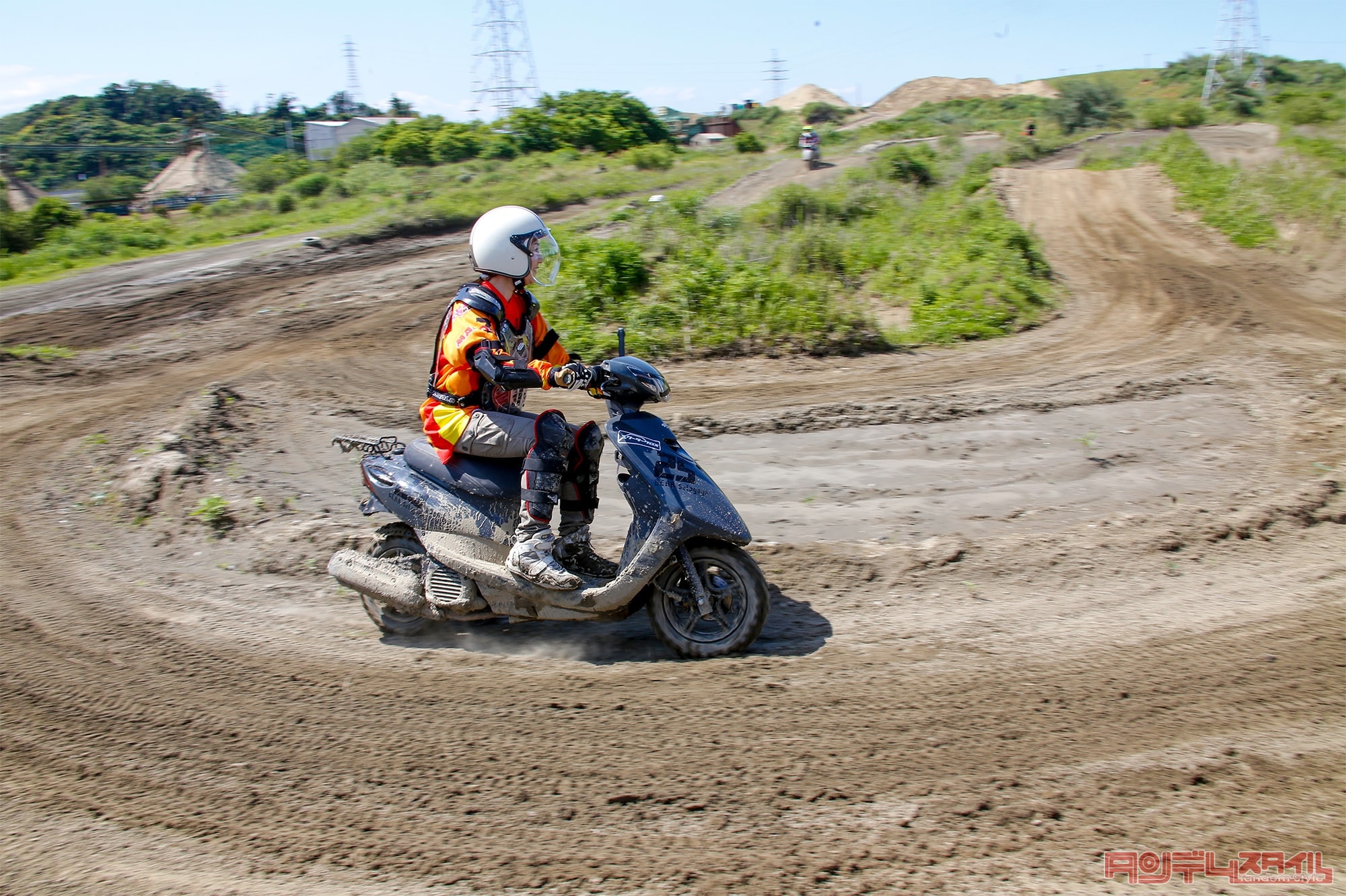 スクーターでオフロードを楽しむスクータークロス開催レポート バイクニュース タンデムスタイル