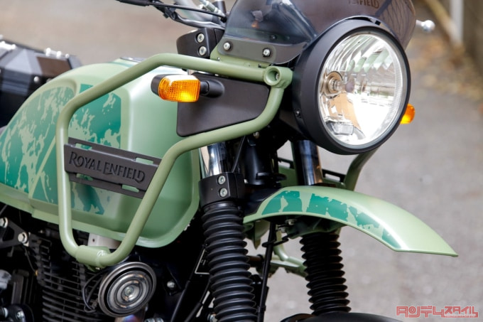 ROYAL ENFIELD HIMALAYAN ヘッドライトまわり