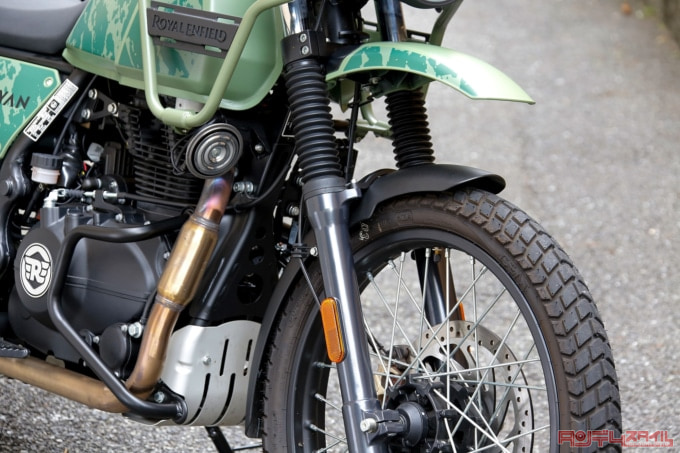 ROYAL ENFIELD HIMALAYAN フロント足まわり