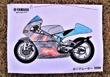 ライジングフィールド感謝祭2022 バイクぬり絵 TZ250