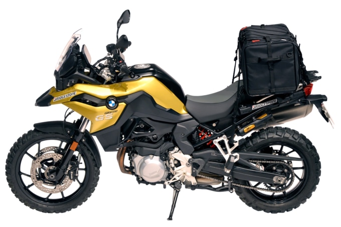 GOLDWIN MOTORCYCLE（ゴールドウインモーターサイクル） ツーリングリアバッグ 78 GSM27000を装着したBMW・F750GS