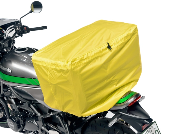 GOLDWIN MOTORCYCLE（ゴールドウインモーターサイクル） ツーリングリアバッグ 78 GSM27000 防水カバー装着例