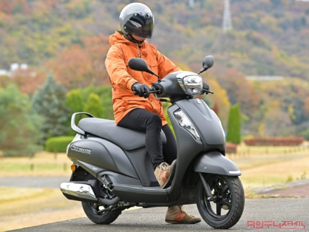 SUZUKI ADDRESS125（2022年モデル）乗車姿勢