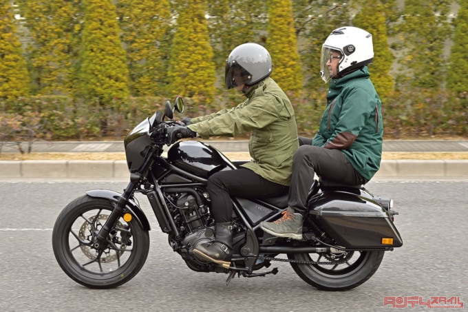 HONDA REBEL1100T Dual Clutch Transmission（2023年モデル）タンデム走行