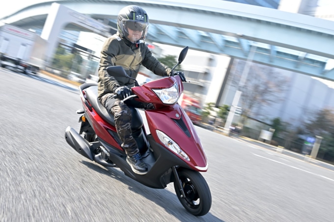 YAMAHA JOG125（2023年モデル）走行イメージ