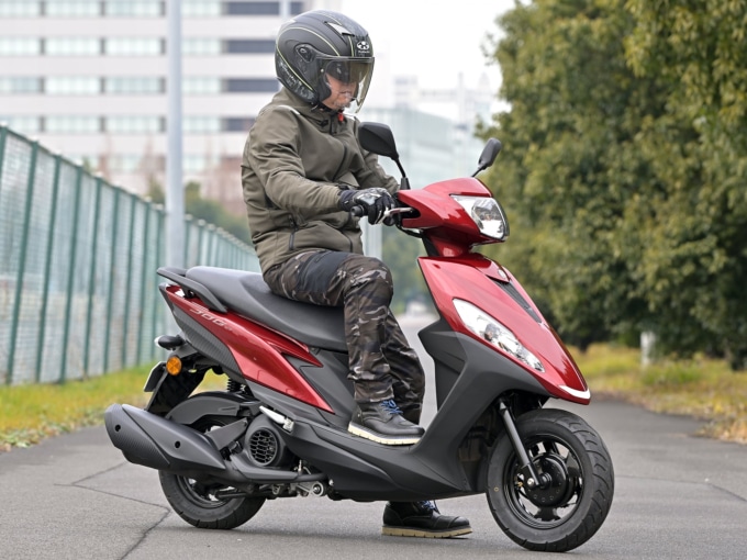 YAMAHA JOG125（2023年モデル）乗車姿勢