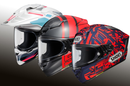 【SHOEI】3モデルにマルケス・レプリカなどのニューデザインが登場！ 8月のリリースを見逃すな！