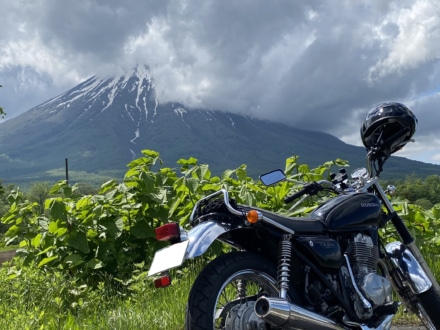 焦らす蝦夷富士（羊蹄山）