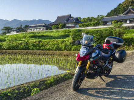 早朝の明日香村ツーリング