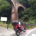 めがね橋にて。