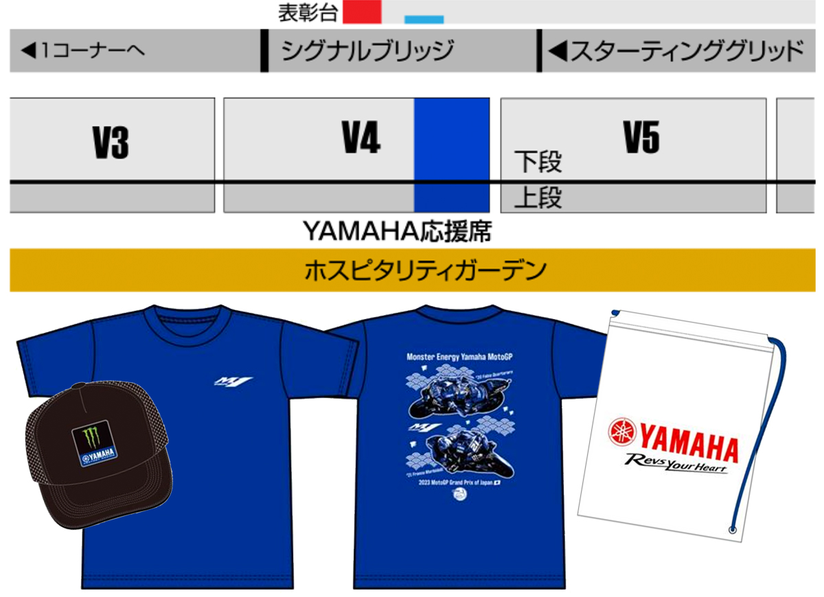MotoGP日本グランプリに行くヤマハ乗りなら当然ヤマハ応援席で