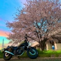 ソロツー帰りの近所の公園にて