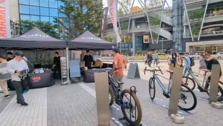 東京渋谷のキャスト ガーデンで スポーツ電動アシスト自転車を体験できた