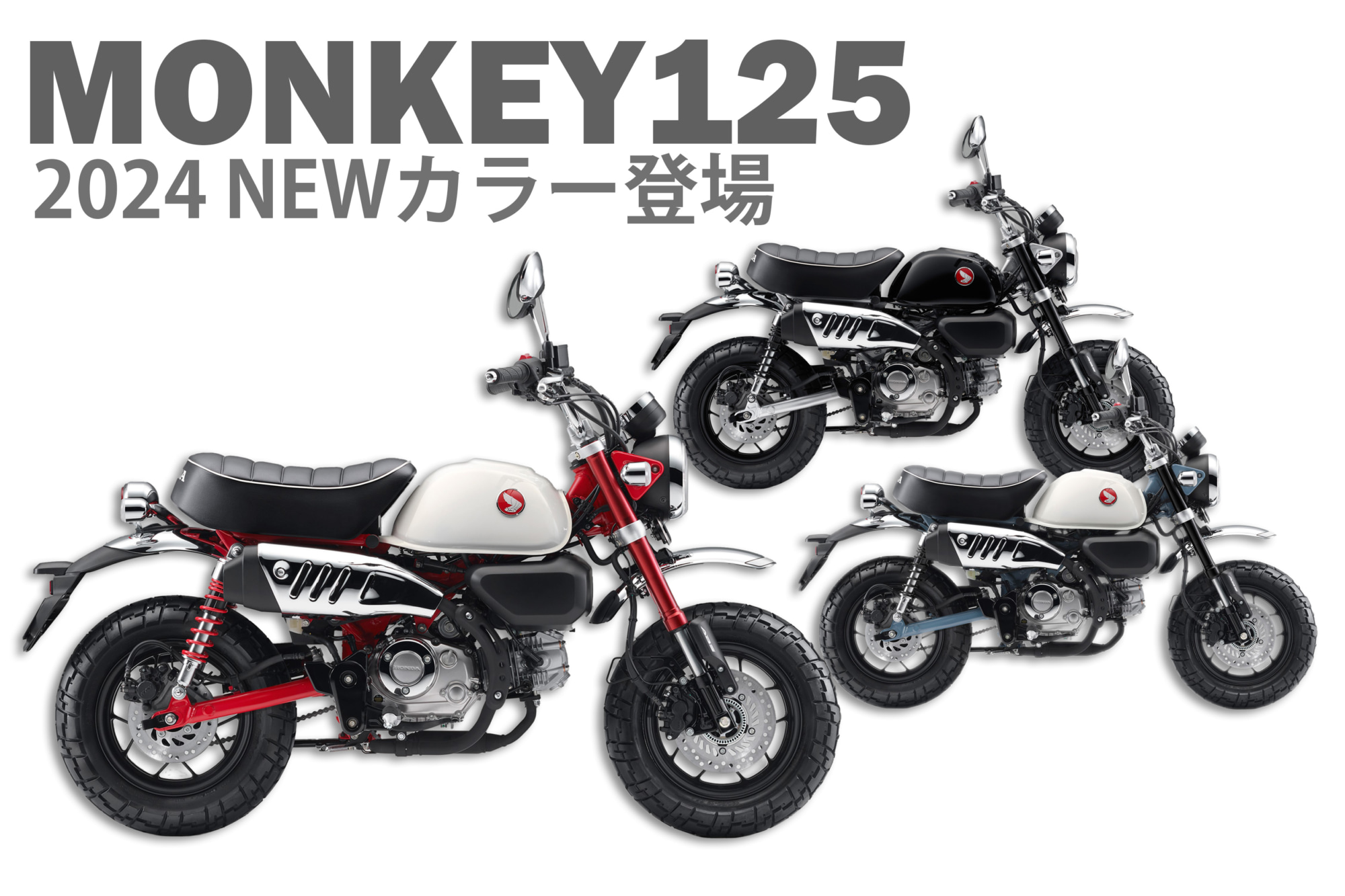 Honda Monkey 125 JB05 パールカデットグレー モンキー125が車体
