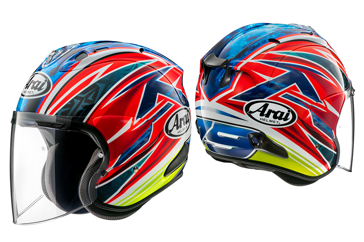 Arai VX-Ram ヘルメット 赤・青・白 Arai VX-Ram ヘルメット 赤・青・白 Arai VX-Ram ヘルメット 赤