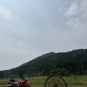 棚田の水車