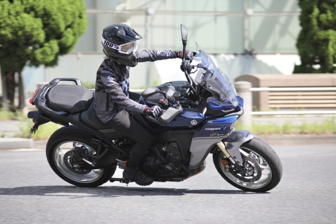 トレーサー9 GT+Y-AMT身長155㎝が試乗している画像