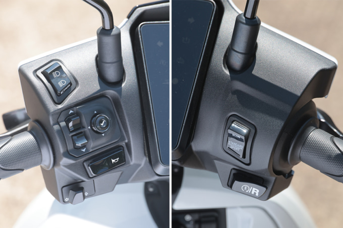 HONDA CUV e: ハンドル周りのスイッチ類アップ