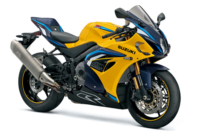 GSX-R1000R 2026年 Pearl Ignite Yellow / Metallic Mat Stellar Blue