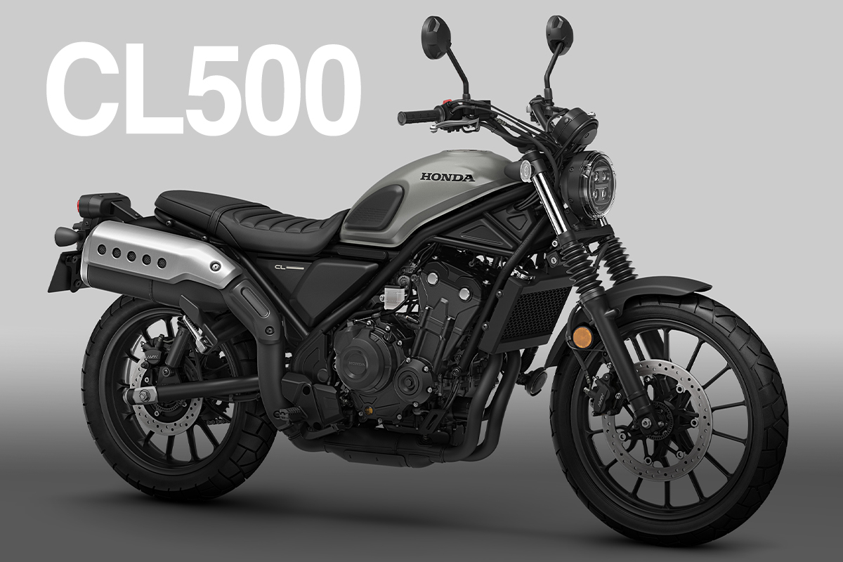 ホンダ CL500 2025年モデル】足つき＆快適性が進化！新色をまとって