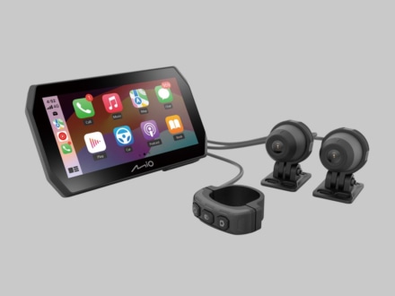 バイク用スマートモニター＋ドラレコ一体型『MiVue MK50』登場！走行記録も安心もこれ一台