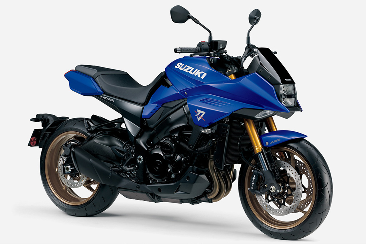 スズキ新車情報】新色を身にまとったKATANAが発売開始！ - バイク