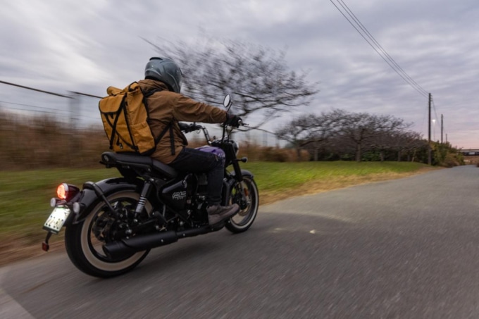 RoyalEnfield GOAN CLASSIC 350の走行写真