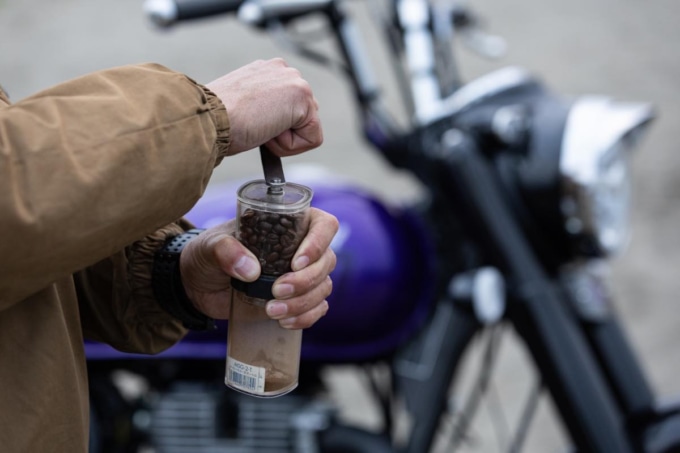 GOAN CLASSIC 350とコーヒー
