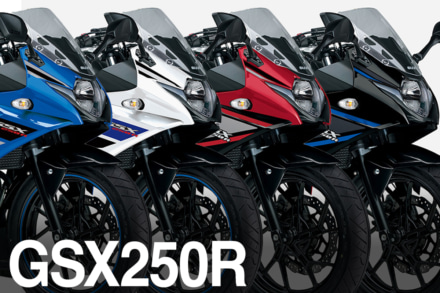 扱いやすさ抜群！GSX250R最新カラーでバイクデビューも安心