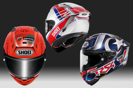 【空力はMotoGP直系】SHOEI X-Fifteenに最新レプリカ3モデル登場｜マルケス＆トプラック＆伝説ガードナー