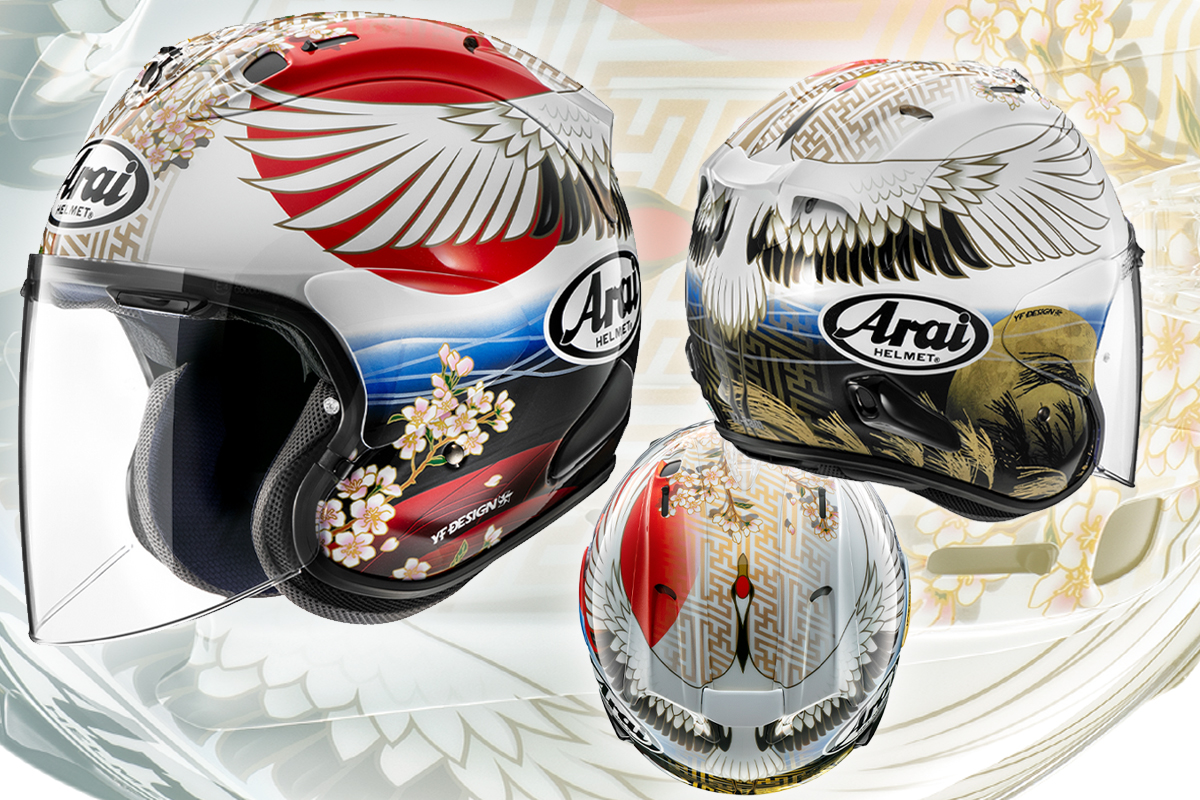 これは反則級】日本美×Arai｜幸運をかぶるヘルメット『ツバサ』がVZ