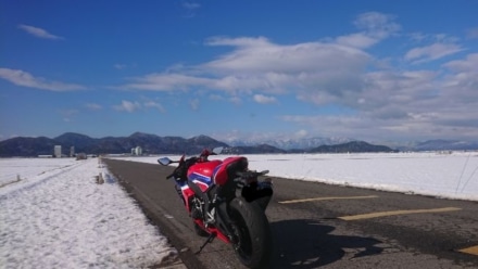 雪景色と直前動画