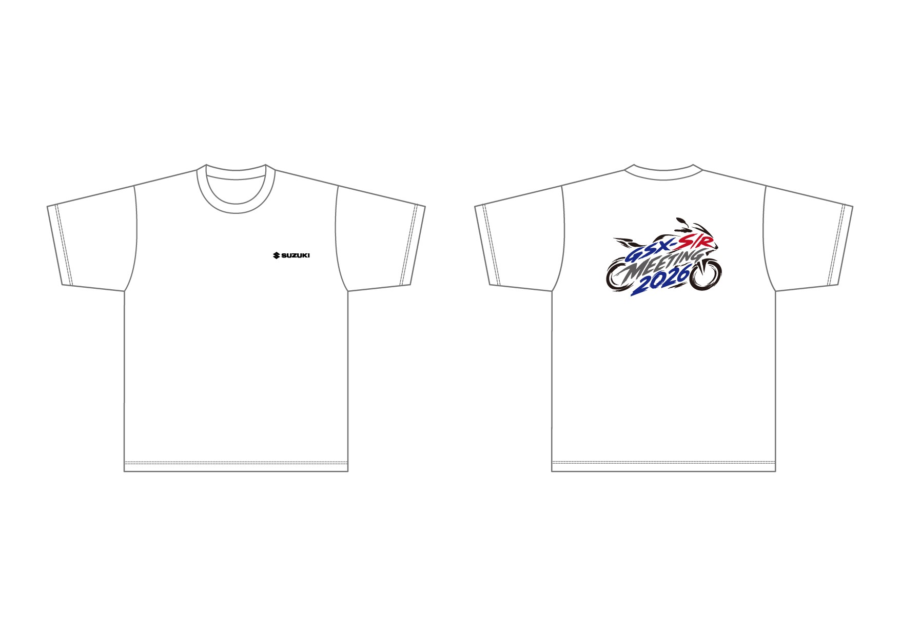 GSX-S_Rミーティング2026_オリジナルTシャツ(ホワイト)