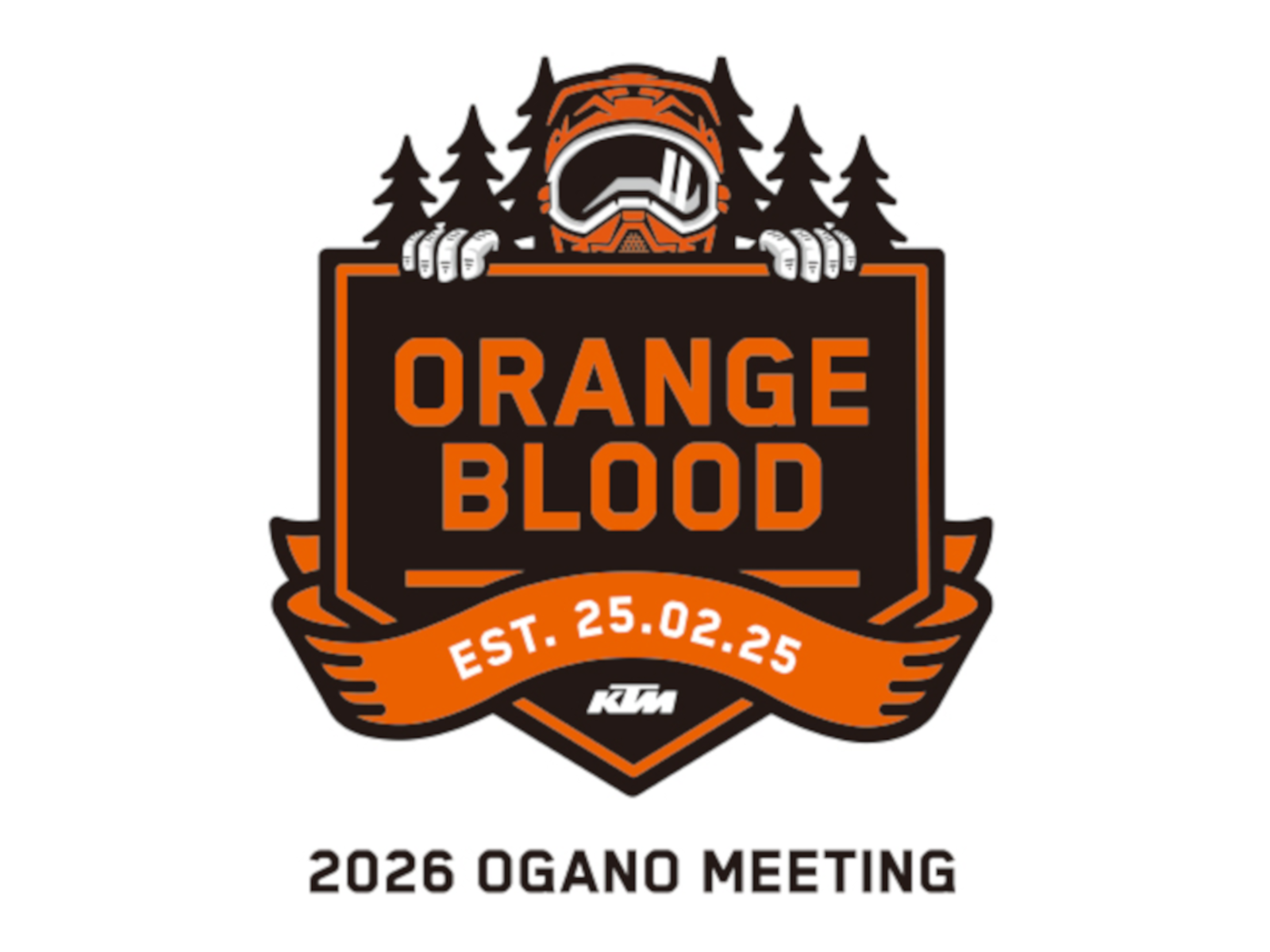 ORANGE BLOOD ミーティング 過去開催(限定ステッカーイメージ)