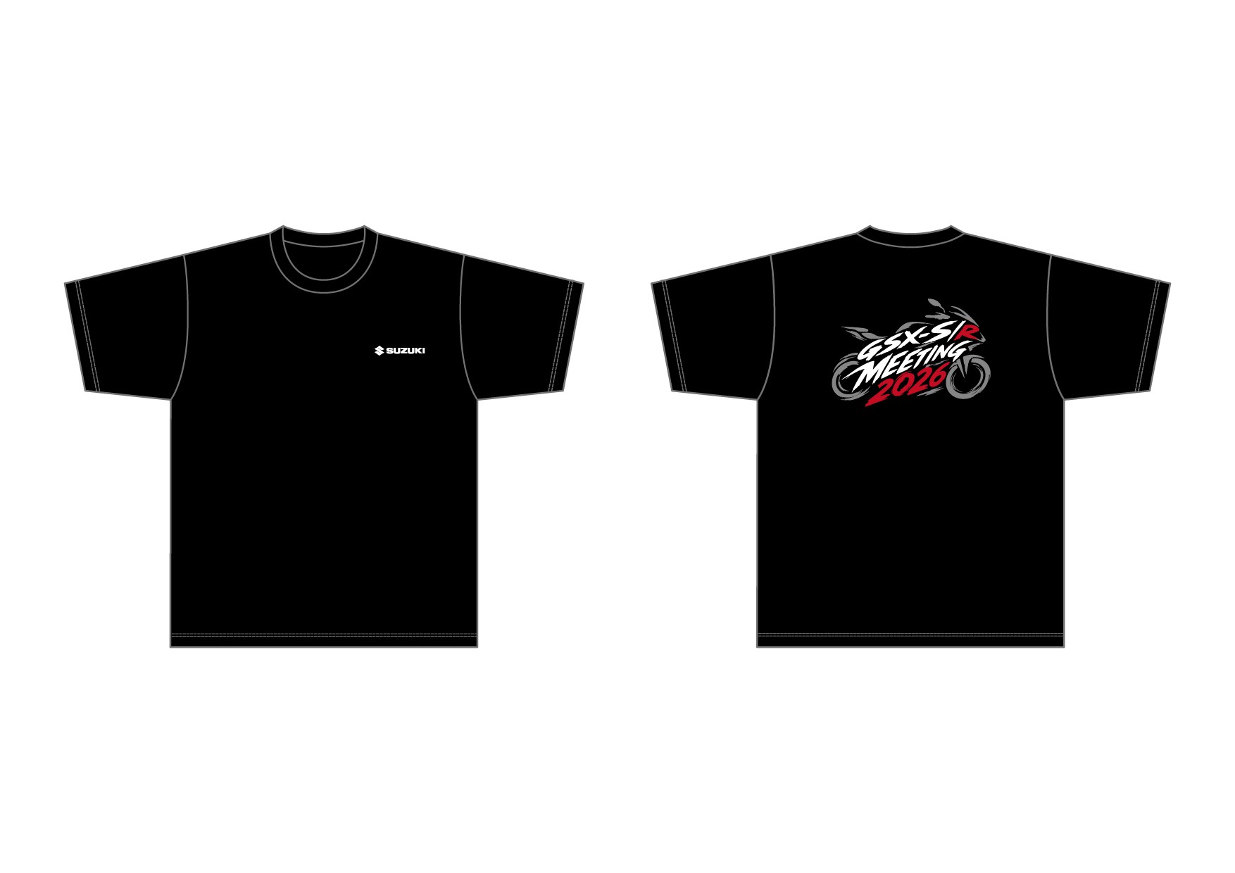 GSX-S_Rミーティング2026_オリジナルTシャツ(ブラック)